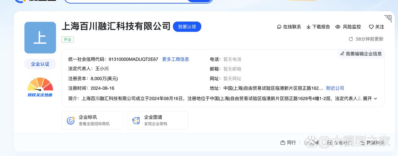 该公司经营范围广泛,涵盖计算机系统服务,人工智能应用软件